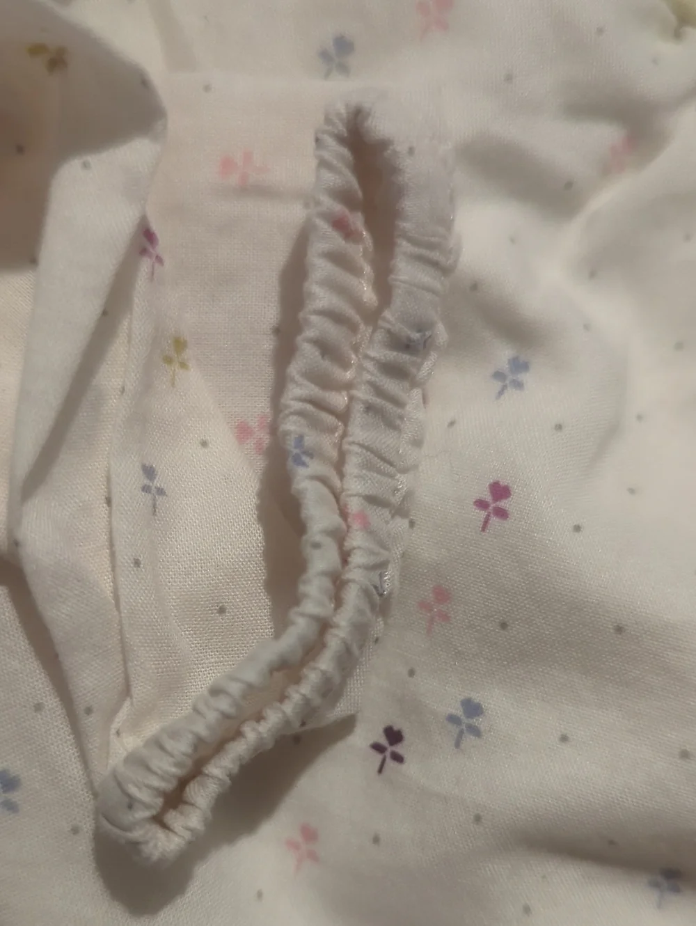 BabyGAP Cream Floral Long-Sleeve Blouse (0-3mo)